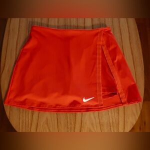 Nike Dri-Fit Tennis Skirt in Red